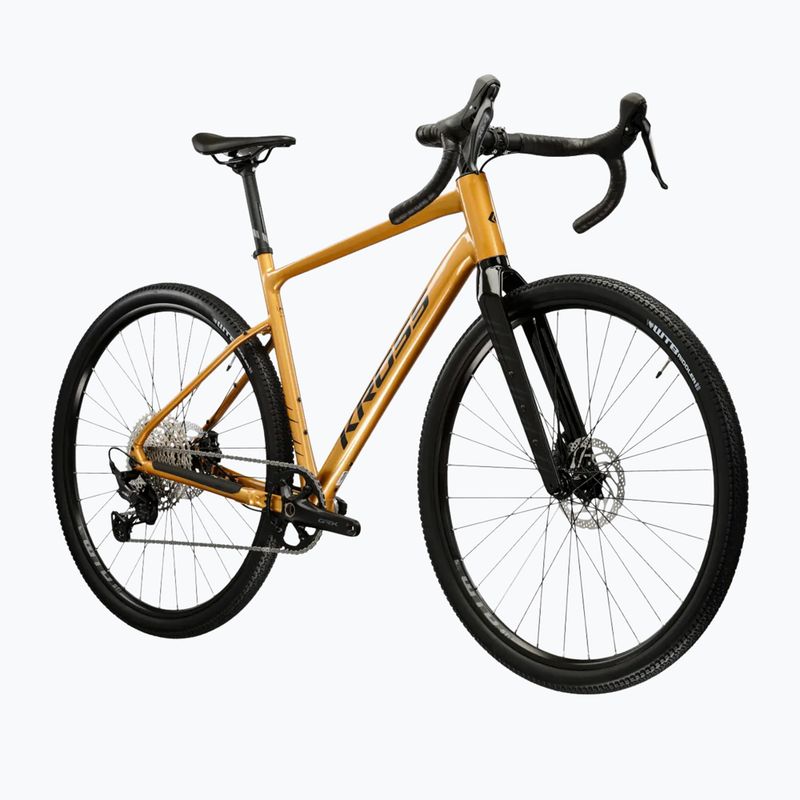 Gravel bike KROSS Esker 5.0 gold/graphite 2