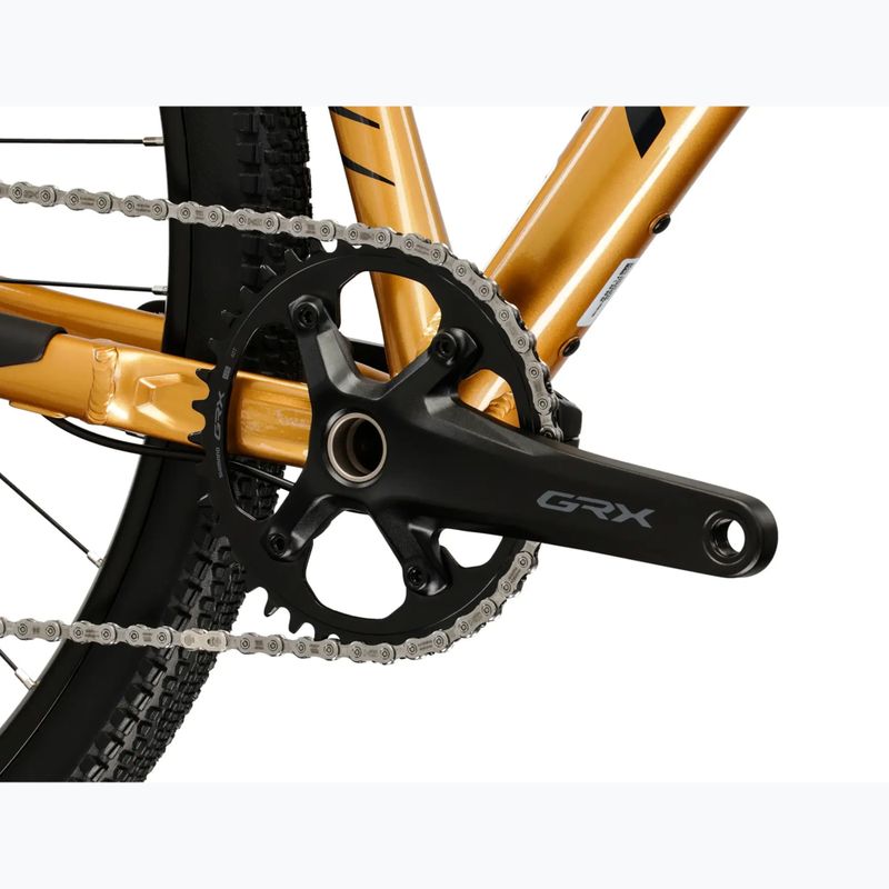 Gravel bike KROSS Esker 5.0 gold/graphite 10