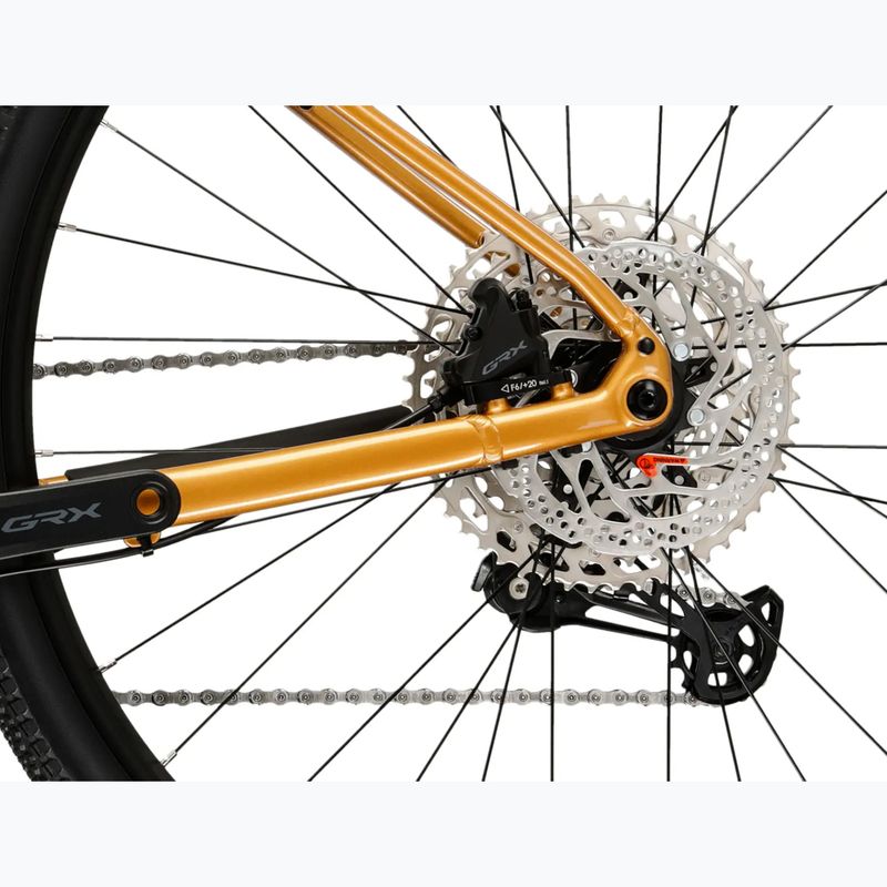 Gravel bike KROSS Esker 5.0 gold/graphite 12