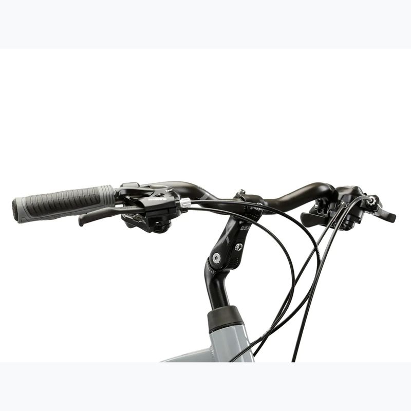 Men's trekking bike KROSS Trans 1.0 grey/black/shine 4