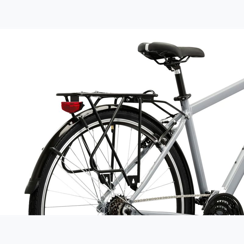 Men's trekking bike KROSS Trans 1.0 grey/black/shine 10