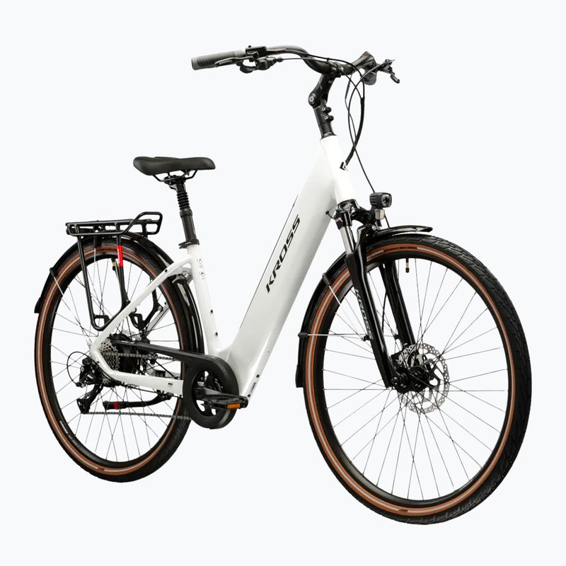 Electric bike KROSS Trans Hybrid 1.0 el. 522 Wh pearl/black/shine 2