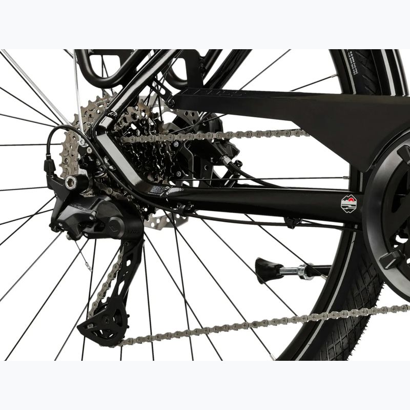 Men's trekking bike KROSS Trans 7.0 black/silver/shine 7