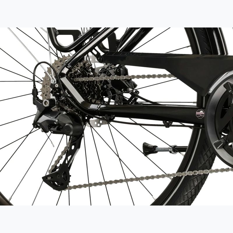 Women's trekking bike KROSS Trans 7.0 W black/pink/shine 8