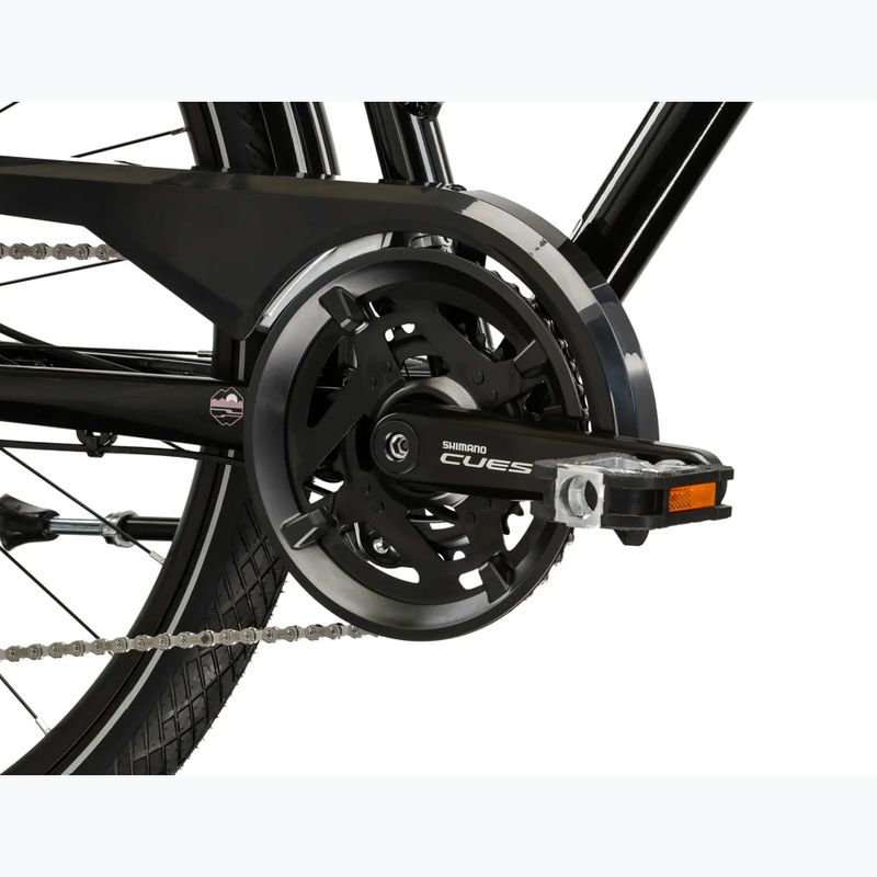 Women's trekking bike KROSS Trans 7.0 W black/pink/shine 9