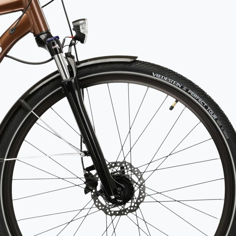 Trekking bike KROSS Trans 5.0 brown/silver/shine 6