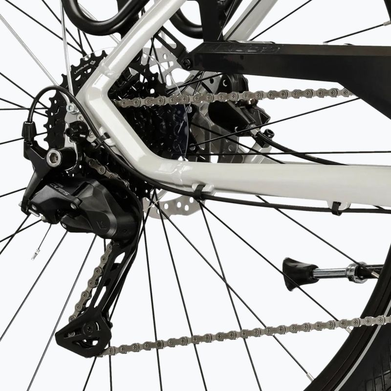 Trekking bike KROSS Trans 5.0 grey/navy/shine 8