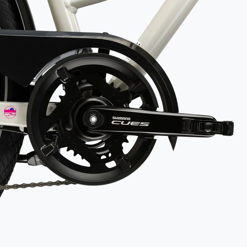 Women's trekking bike KROSS Trans 5.0 W grey/pink/shine 10