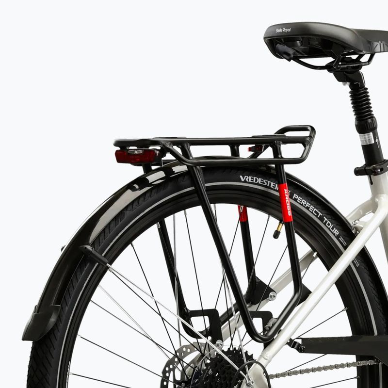 Women's trekking bike KROSS Trans 5.0 W grey/pink/shine 11