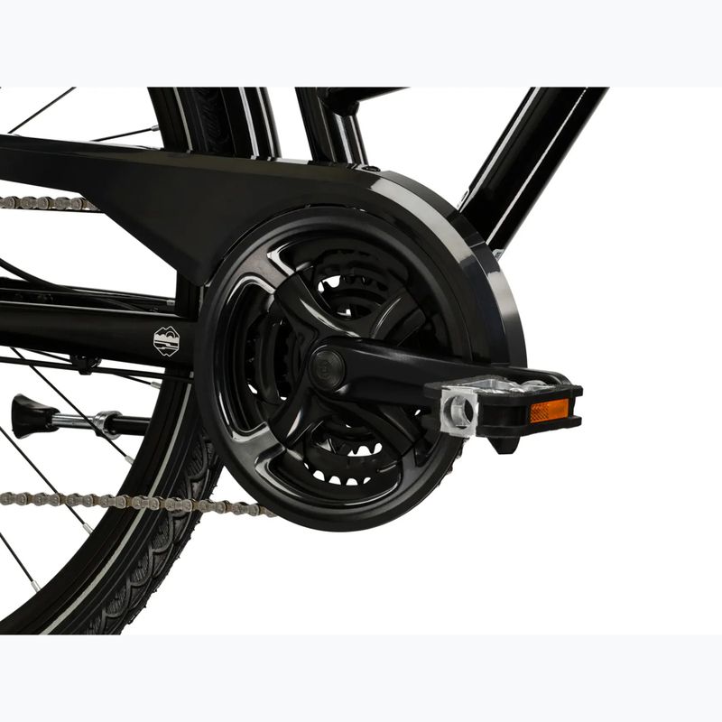 Women's trekking bike KROSS Trans 4.0 W black/silver/shine 9