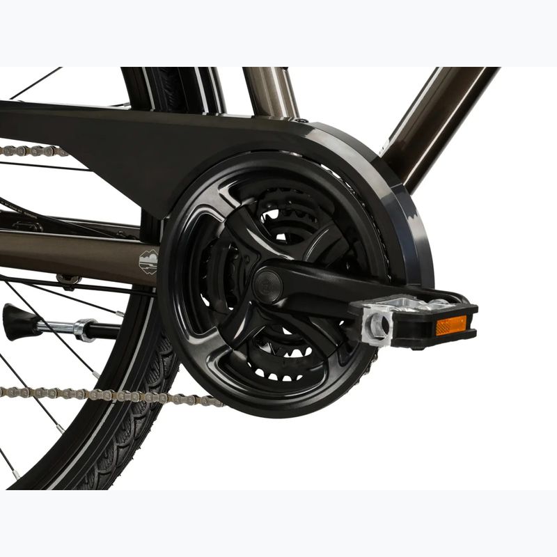 Trekking bike KROSS Trans 4.0 brown/silver/shine 8