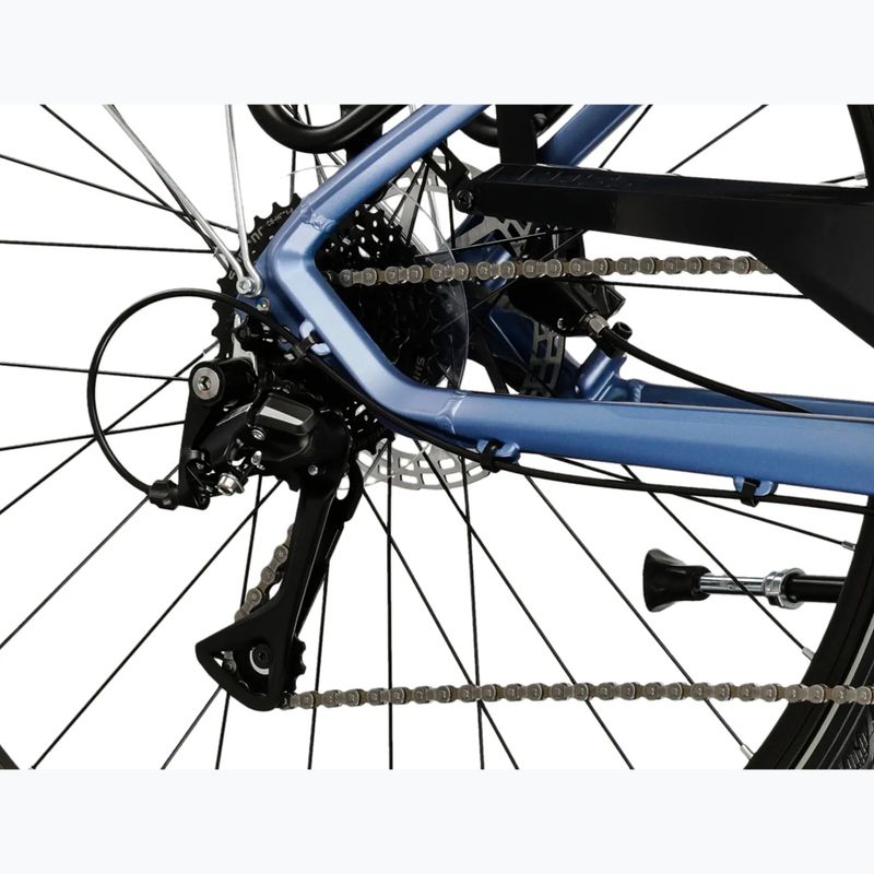 Women's trekking bike KROSS Trans 4.0 W blue/black/matte 8