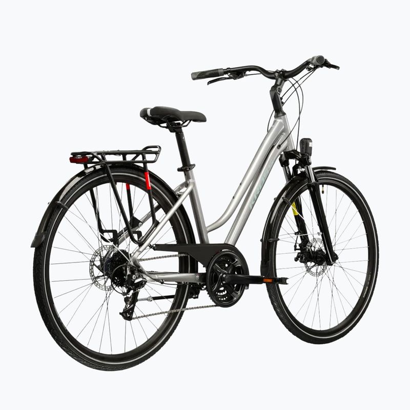 Women's trekking bike KROSS Trans 3.0 W silver/grey/shine 3