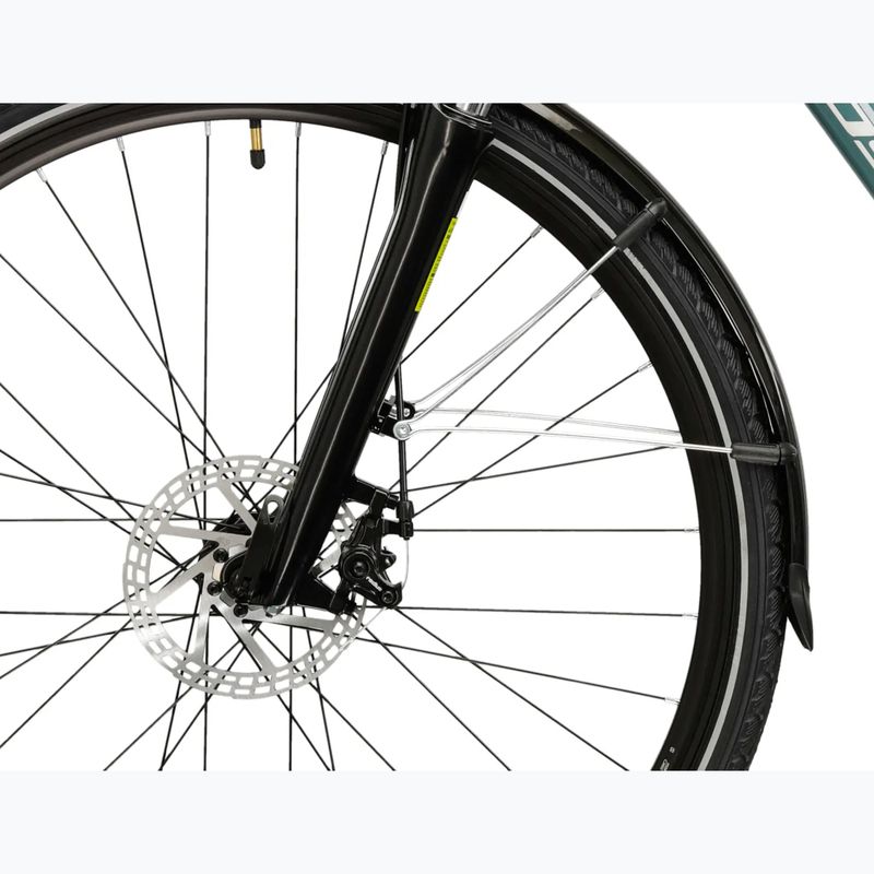 Men's trekking bike KROSS Trans 3.0 green/silver/shine 7