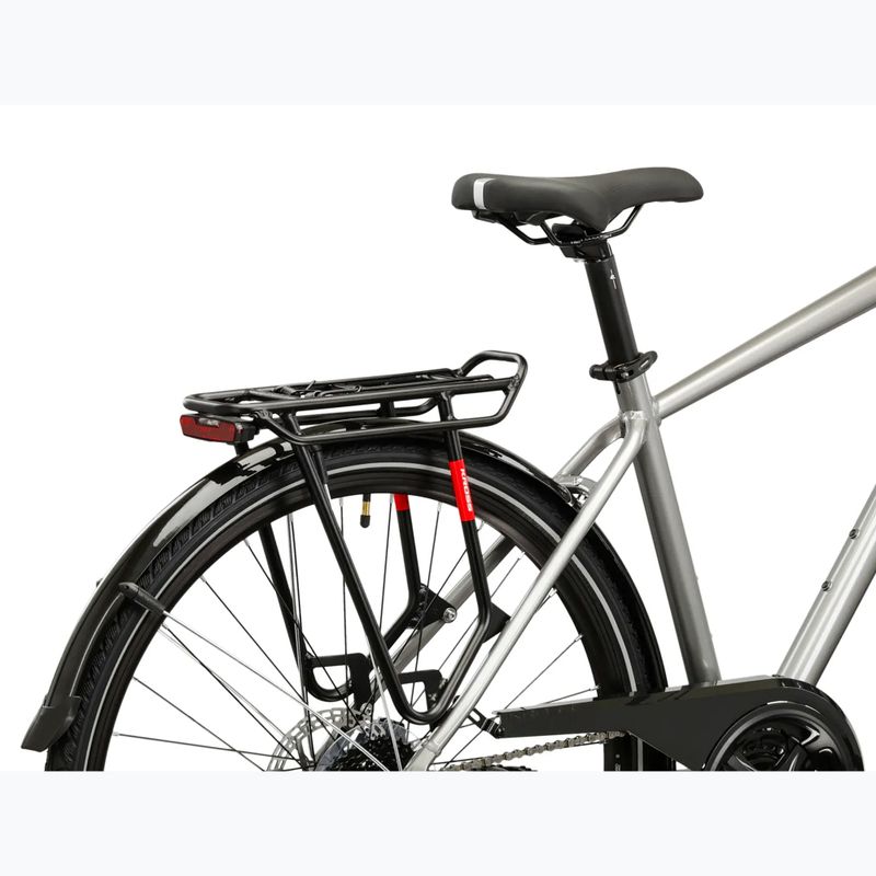 Men's trekking bike KROSS Trans 3.0 silver/blue/shine 11