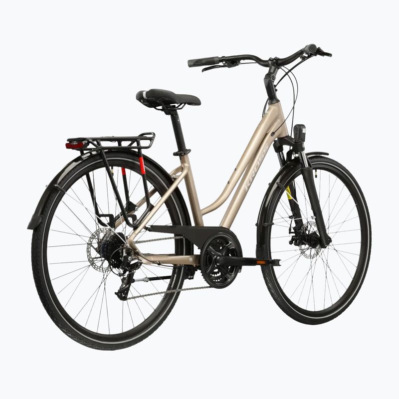 Women's trekking bike KROSS Trans 3.0 W brown/silver/matte 3