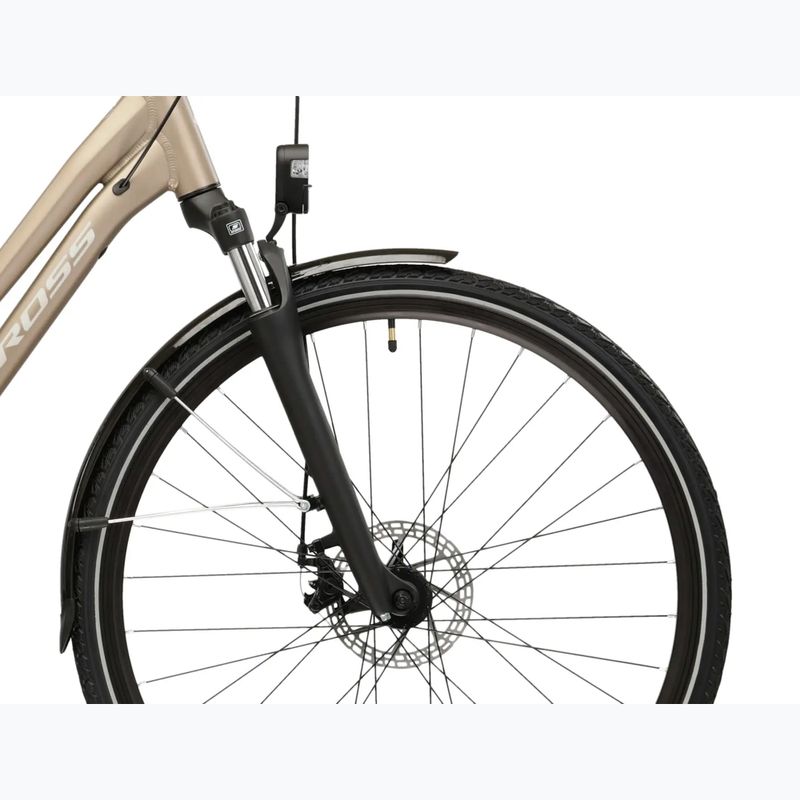 Women's trekking bike KROSS Trans 3.0 W brown/silver/matte 6