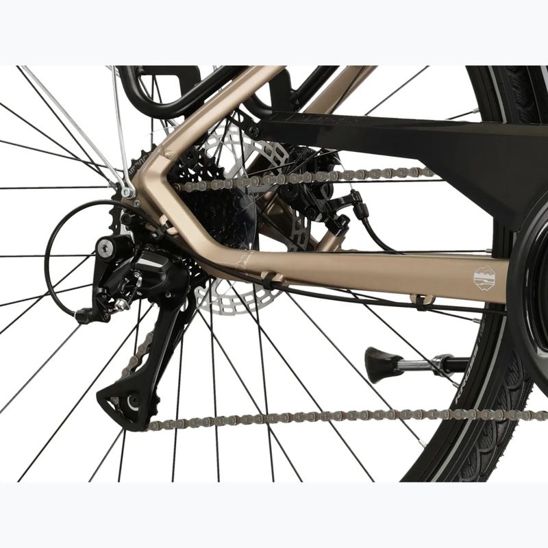 Women's trekking bike KROSS Trans 3.0 W brown/silver/matte 8