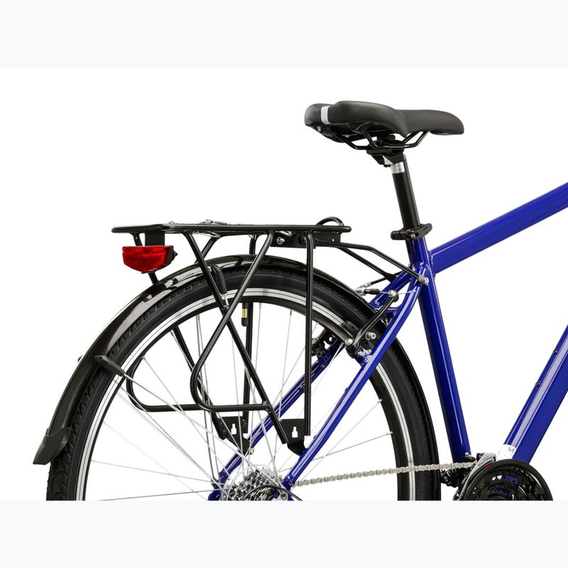 Men's trekking bike KROSS Trans 1.0 navy/silver/shine 10