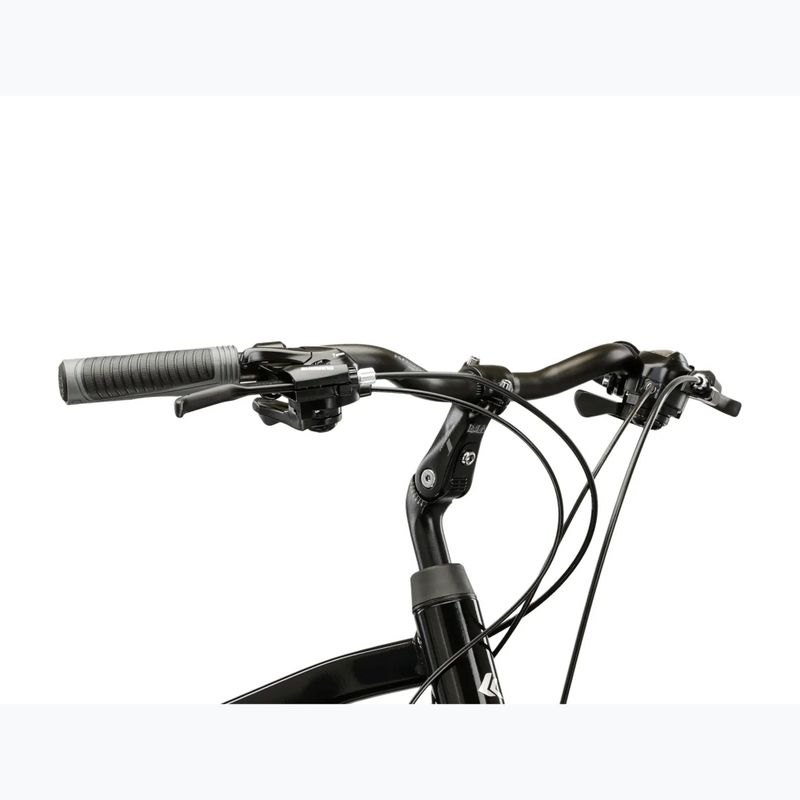 Men's trekking bike KROSS Trans 1.0 black/silver/shine 4
