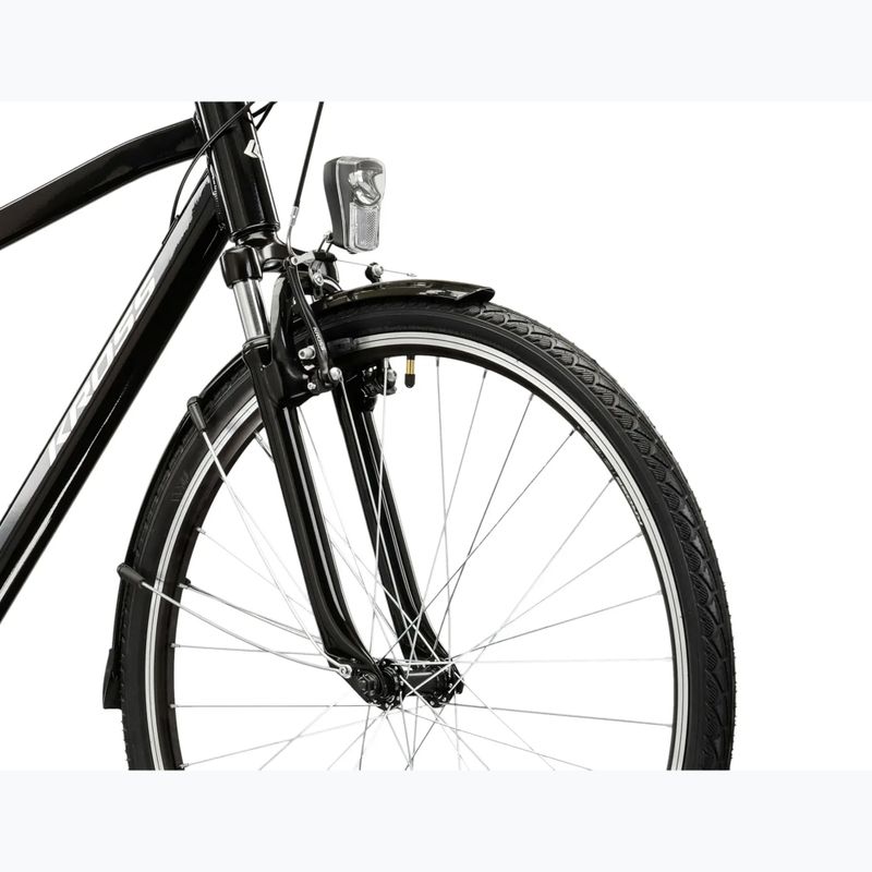 Men's trekking bike KROSS Trans 1.0 black/silver/shine 5