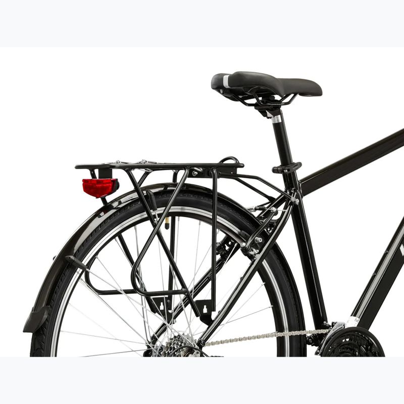 Men's trekking bike KROSS Trans 1.0 black/silver/shine 10