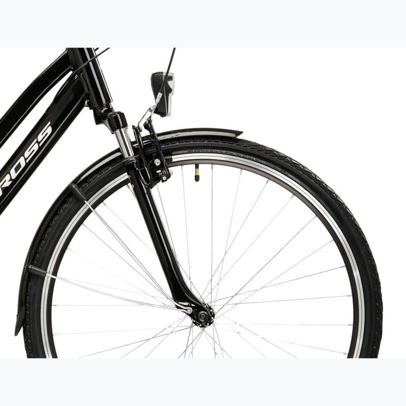 Women's trekking bike KROSS Trans 1.0 W black/silver/shine 6