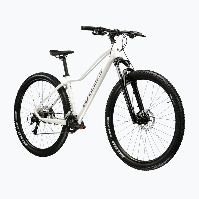 Women's mountain bike KROSS Lea 4.0 W 29 white/purple/shine 2