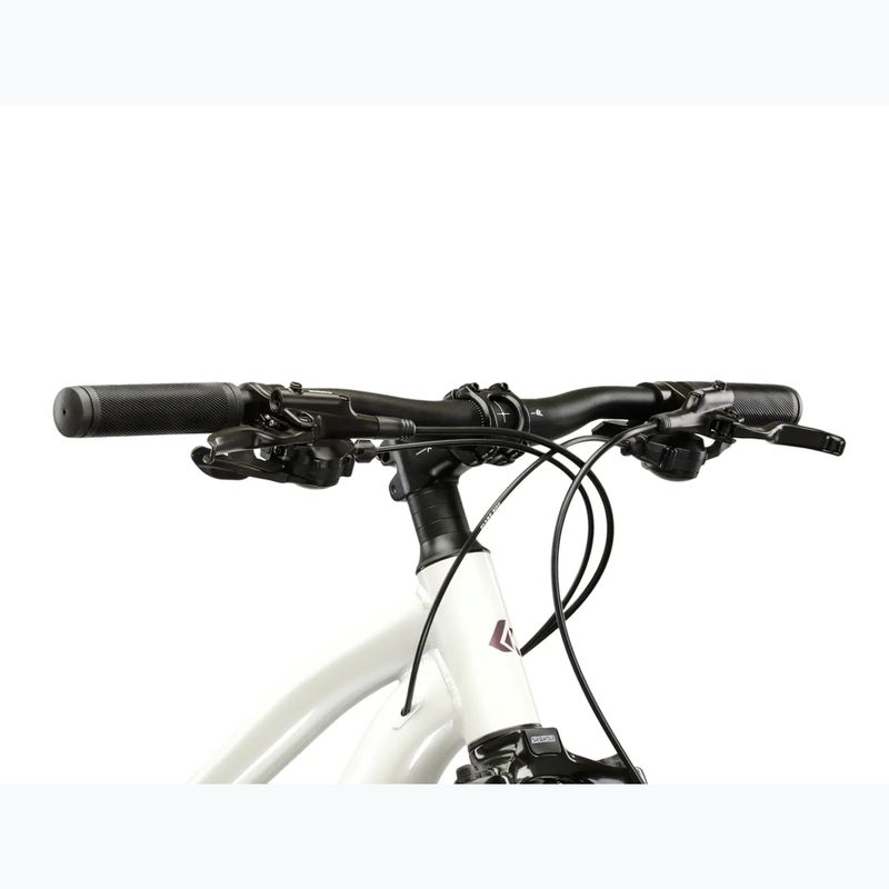Women's mountain bike KROSS Lea 4.0 W 27.5 white/purple/shine 4