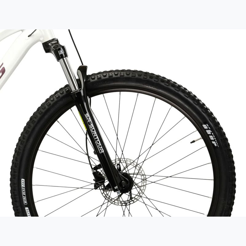 Women's mountain bike KROSS Lea 4.0 W 27.5 white/purple/shine 6