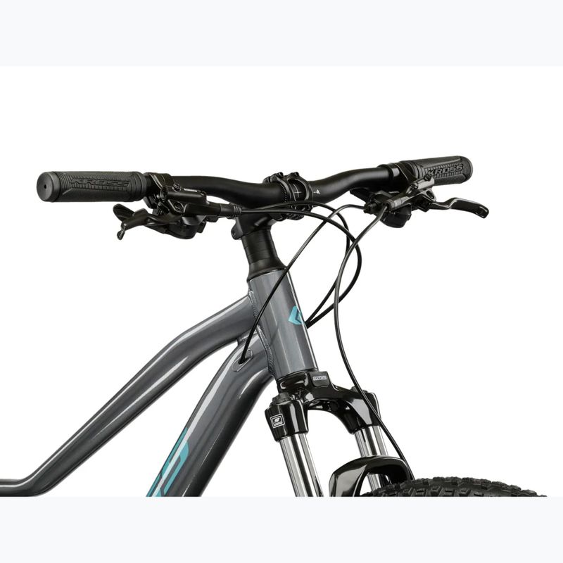 Women's mountain bike KROSS Lea 4.0 W 27.5 grey/turquoise/shine 4