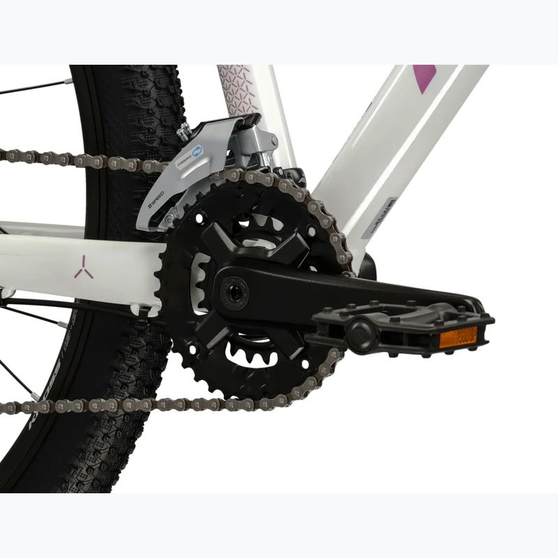 Women's mountain bike KROSS Lea 3.0 W 27.5 white/pink/shine 9