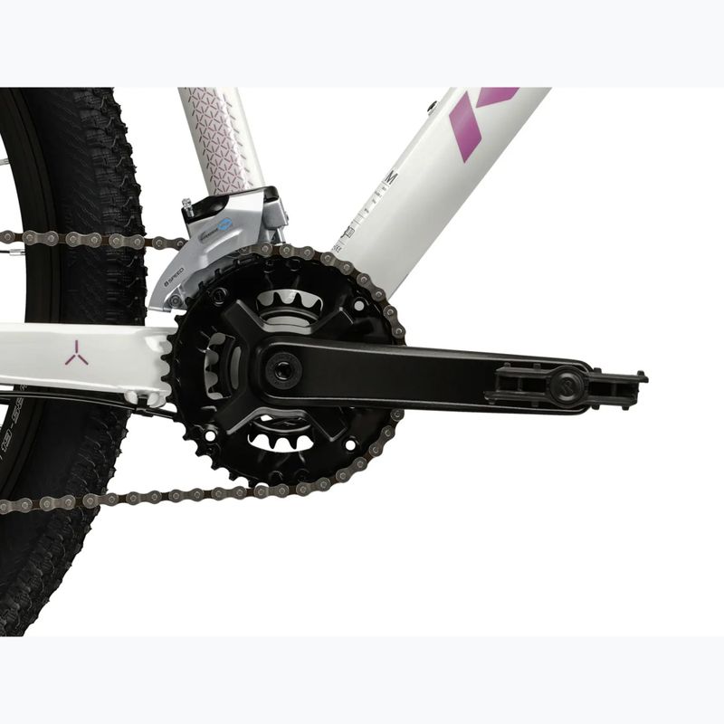 Women's mountain bike KROSS Lea 3.0 W 27.5 white/pink/shine 10