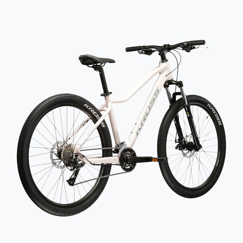 Women's mountain bike KROSS Lea 3.0 W 27.5 pink/grey/shine 3