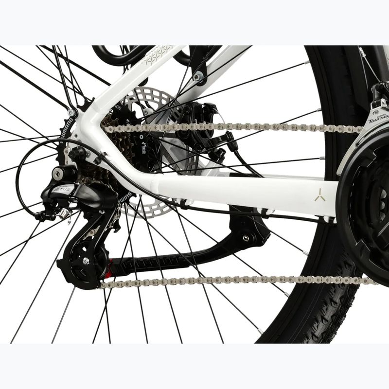 Women's mountain bike KROSS Lea 2.0 Eq W 27.5 white/gold/shine 7