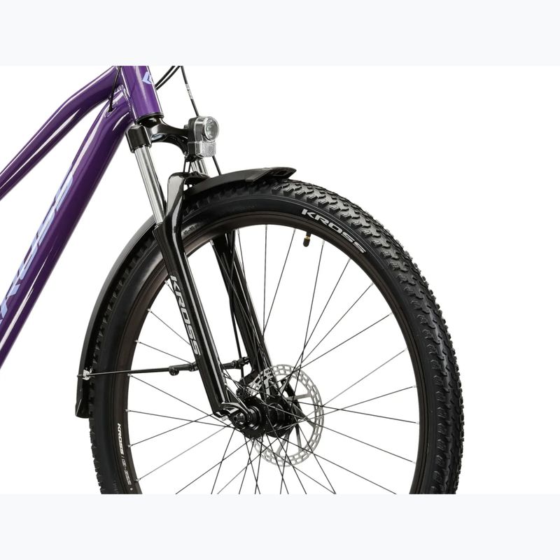 Women's mountain bike KROSS Lea 2.0 Eq W 27.5 purple/purple/shine 5