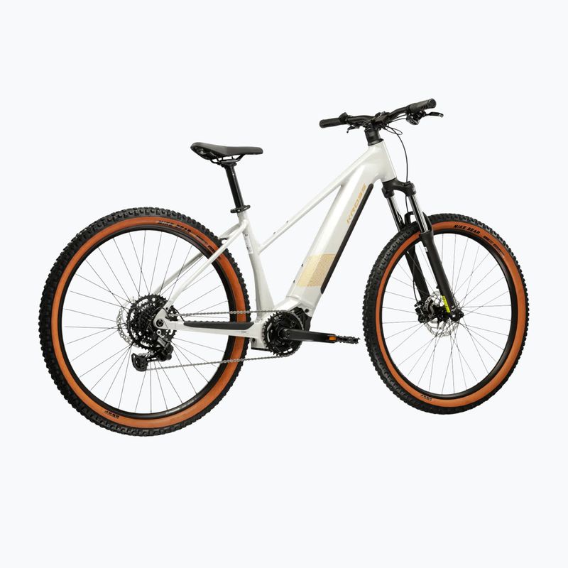 Women's electric bike KROSS Influx Hyb 1.0 720Wh grey/gold/shine 3