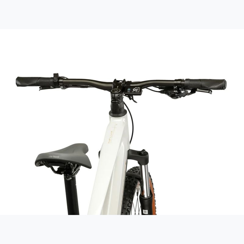 Women's electric bike KROSS Influx Hyb 1.0 720Wh grey/gold/shine 5