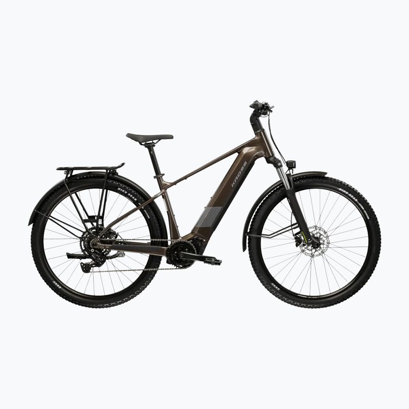 Electric bike KROSS Influx Suv Hyb 1.0 820Wh brown/silver/shine