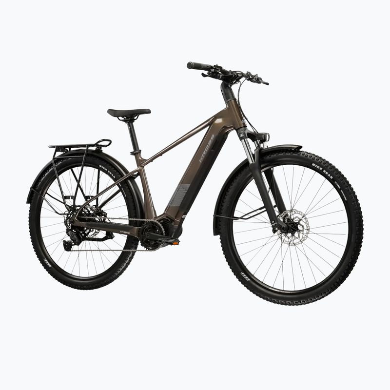 Electric bike KROSS Influx Suv Hyb 1.0 820Wh brown/silver/shine 2