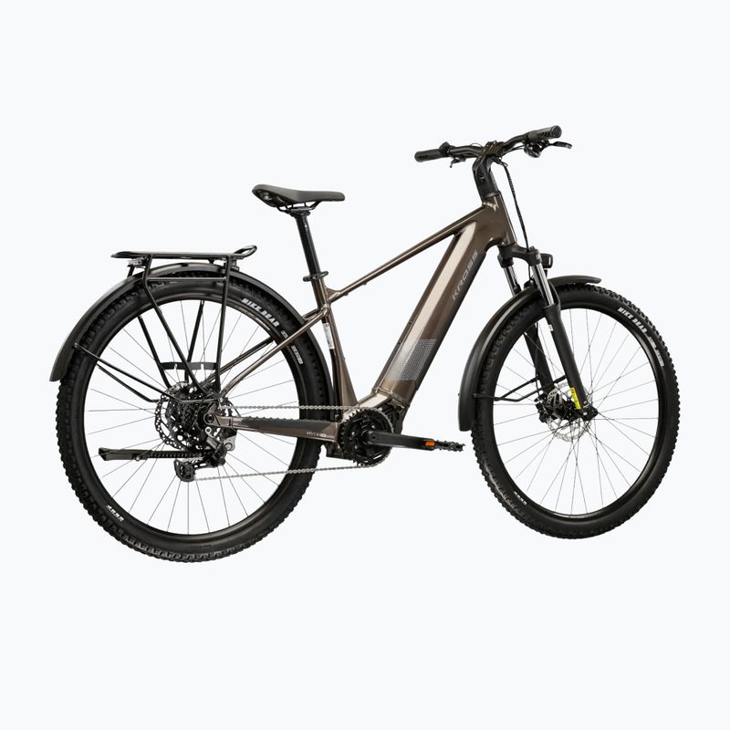 Electric bike KROSS Influx Suv Hyb 1.0 820Wh brown/silver/shine 3