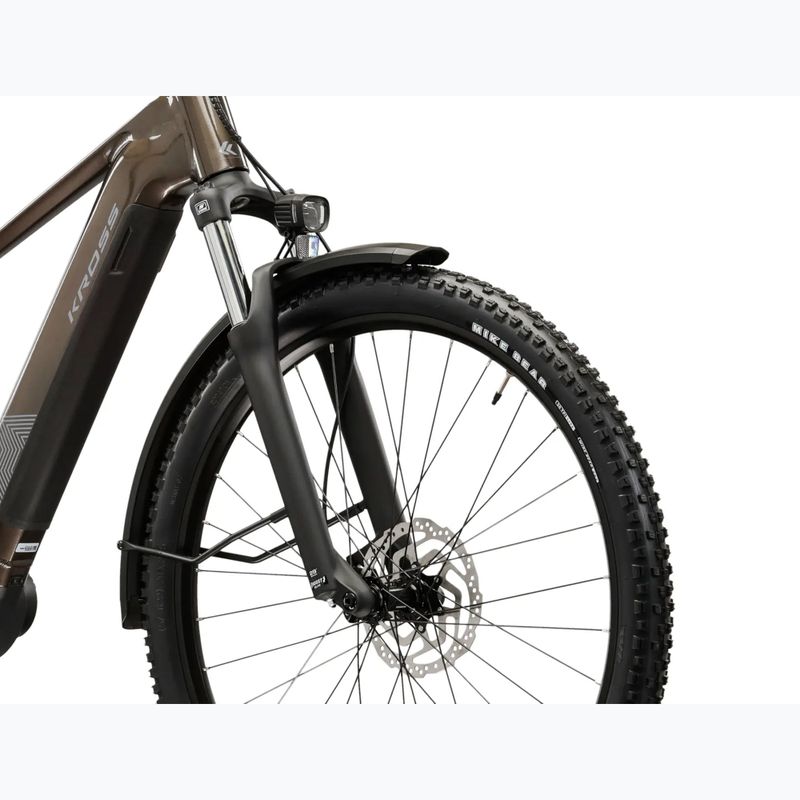 Electric bike KROSS Influx Suv Hyb 1.0 820Wh brown/silver/shine 6