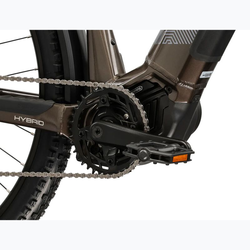 Electric bike KROSS Influx Suv Hyb 1.0 820Wh brown/silver/shine 9