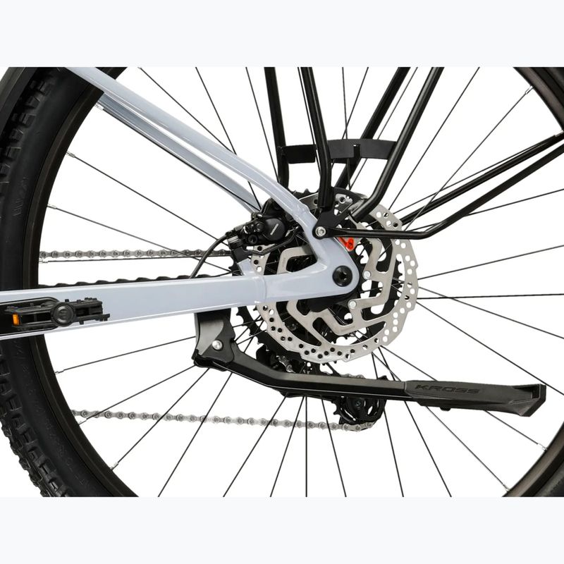 Electric bike KROSS Influx Suv Hyb 1.0 820 el. grey/graphite/shine 11