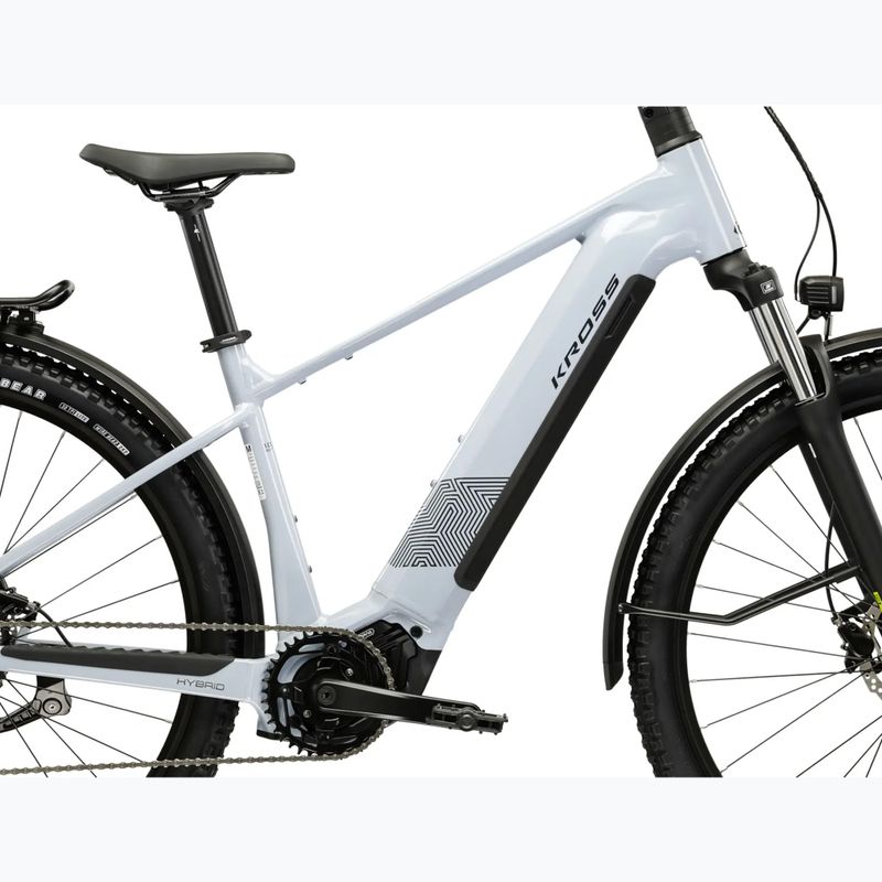 Electric bike KROSS Influx Suv Hyb 1.0 820 el. grey/graphite/shine 12