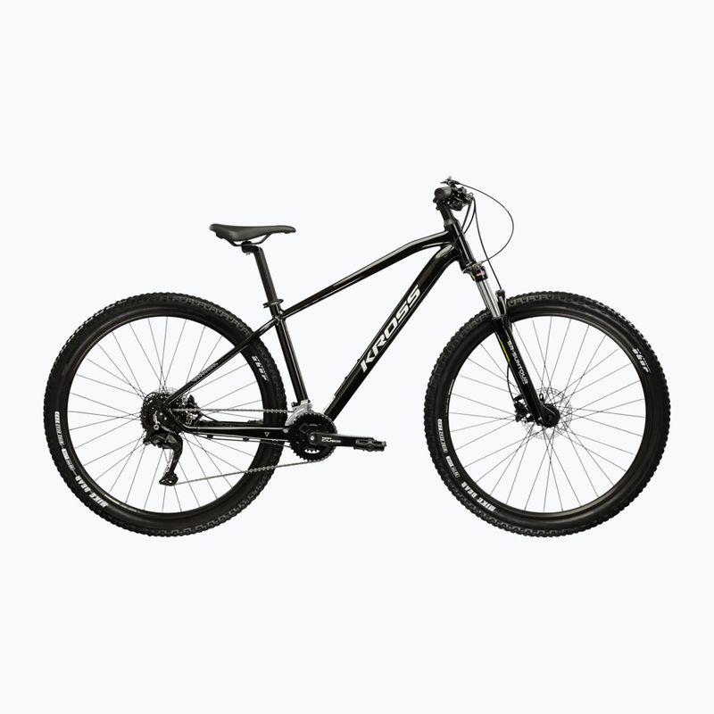 Mountain bike KROSS Hexagon 5.0 27.5" black/silver/shine