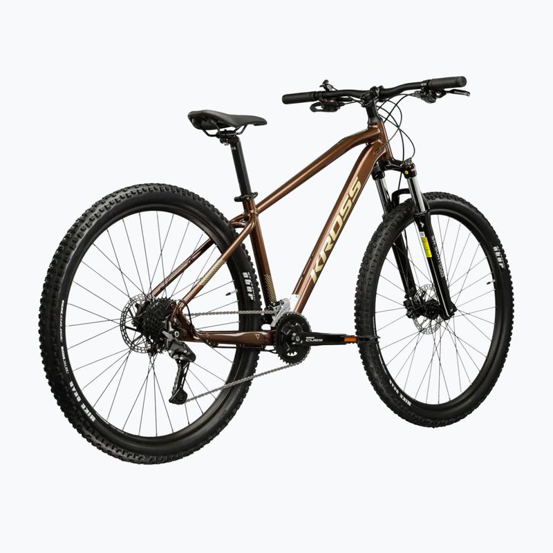 Mountain bike KROSS Hexagon 5.0 27.5" brown/gold/shine 3