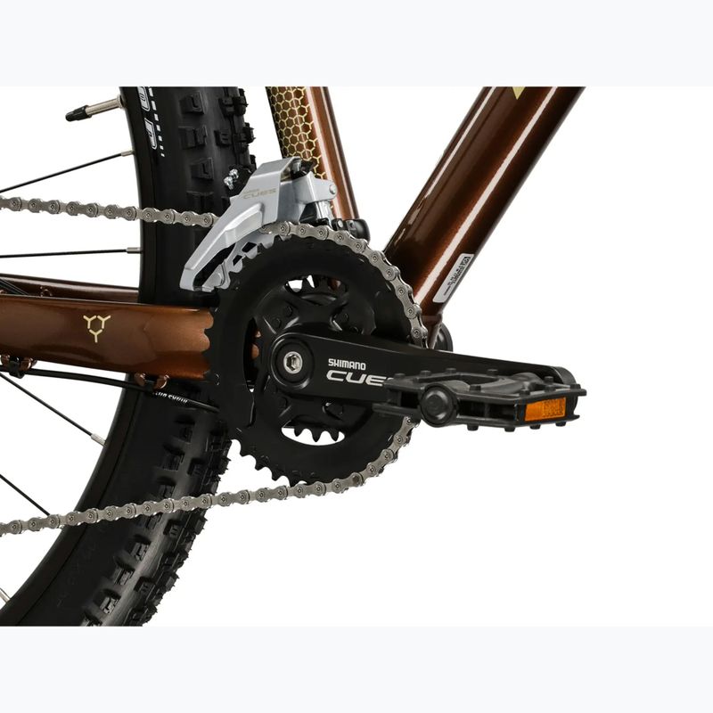 Mountain bike KROSS Hexagon 5.0 27.5" brown/gold/shine 9