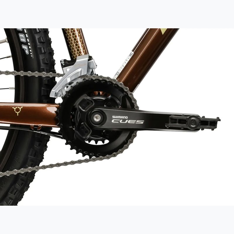 Mountain bike KROSS Hexagon 5.0 27.5" brown/gold/shine 10