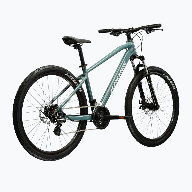 Mountain bike KROSS Hexagon 2.0 27,5" green/silver/shine 3